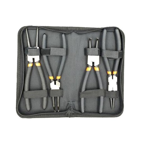 Circlip-pihdit, sisä- ja ulkokierteiden poisto- ja asennustyökalu, suorat/kaarevat leuat, tarkka