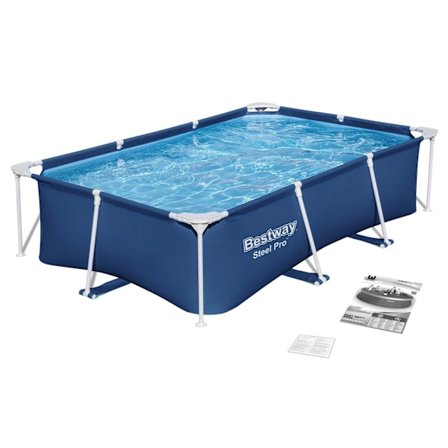 Stomme trädgårdspool 259 x 170 x 61 cm Bestway 56403N