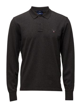 Original Pique Ls Rugger Polos Long-sleeved Grå GANT