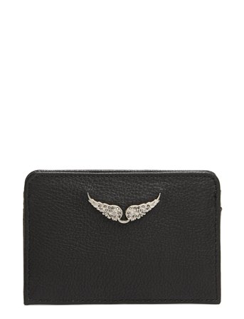 Zadig & Voltaire Zv Pass Grained Leather - Black - ONE SIZE