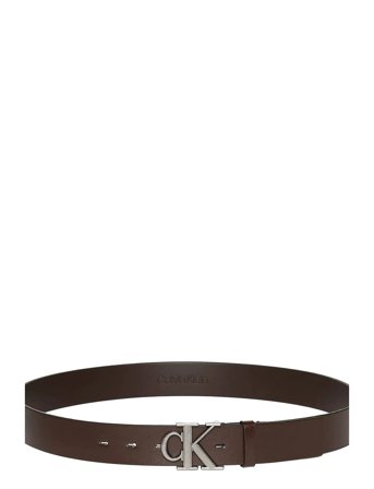 Calvin Klein Ck Buckle Tumbled 35Mm - Brown - 110
