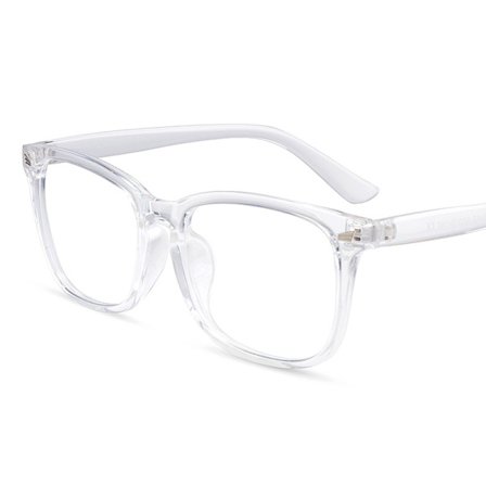 Datorbriller Anti Blåt Lysfilter UV-Blokerende Briller Unisex Hvid