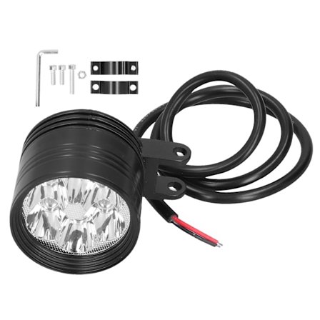 60W 6LED Spot Light 6000K 4000LM Lyse Motorsykkel Spotlights 3 Lysmoduser IP67 Vanntett