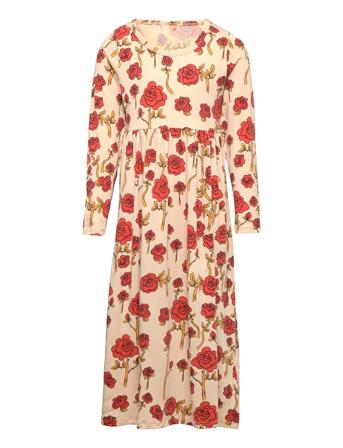Roses Aop Ls Dress Dresses & Skirts Dresses Casual Dresses Long-sleeved Casual Dresses Multi/mønstret Mini Rodini