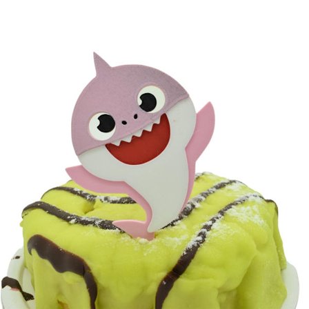 Baby shark cake topper dekoration