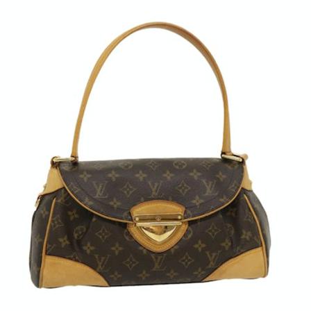 Louis Vuitton Vintage, Pre-owned Canvas Beverly Bruin, Dames, Maat:ONE Size,leather