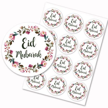 Mordely 144 STK EID Mubarak Sticker Label Seal Stickers