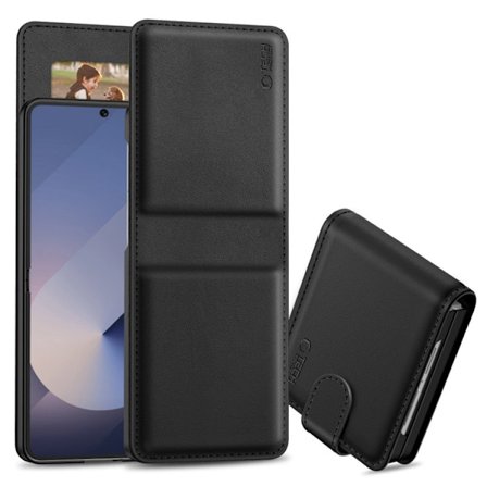 Tech-Protect Galaxy Z Flip 7 Plånboksfodral - Svart