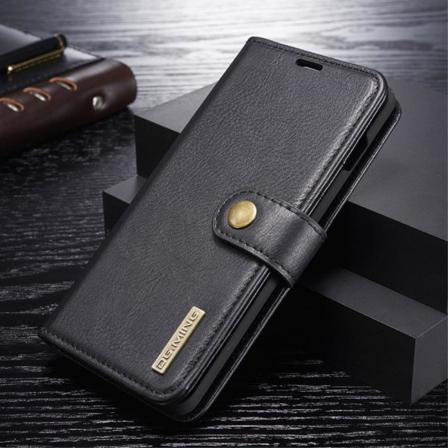 Samsung Galaxy S10 Plus - Dg.ming 2in1 Magnet Fodral - Svart Black Svart