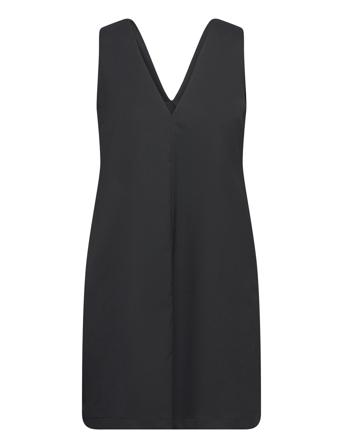 R-Collection Beata Wool Mix Dress Svart