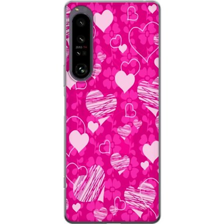 Yhteensopiva Puhelinkuori Sony Sony Xperia 1 IV PopSydänKuviointi