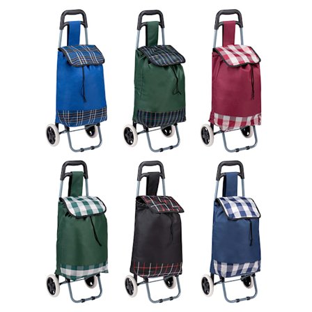 Indkøbstaske / Drama på hjul - Sammenklappelig, aftagelig taske