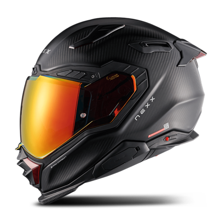 Integralhelm Nexx X.WST3 Zero Pro Carbon Carbon Rot L