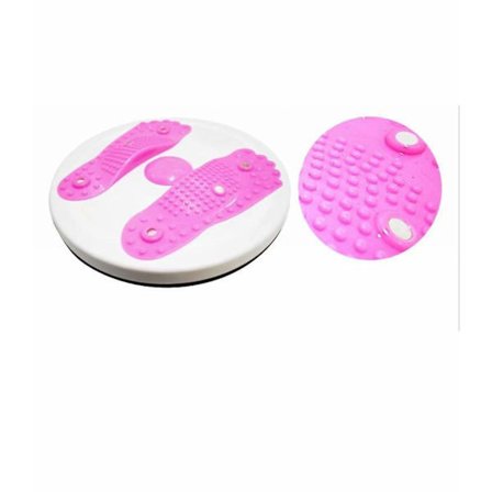 Hoftetræner: Fitness Taljetwisting Disk Til En Slank Talje, 28cm (Fitness Pladespiller) Pink