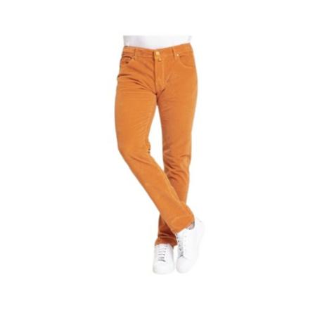 Jacob Cohën, Jeans Oranje, Heren, Maat:W35