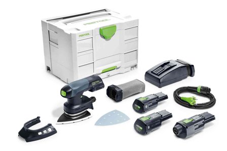 Festool DTSC 400 3,0 I-Set Deltaslip med batteri och laddare, Maskiner