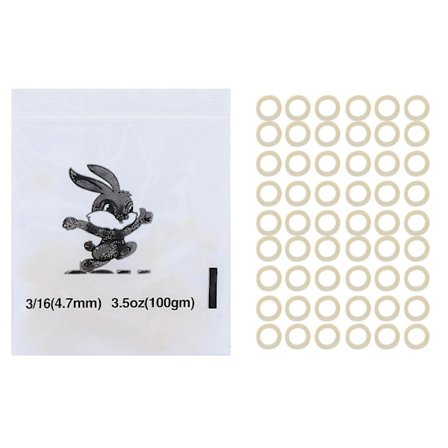 500 stk Flex Tools Elastiske bånd Selestrikk Elastiske bånd Tannregulering Tannregulering Gap Tenner Bånd