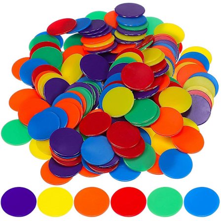 180 stk. tellebrikker Bingo-brikker Pokerbrikker Pokerkort Spillbrikker Selskapsspill Telleskiver Markører{h}