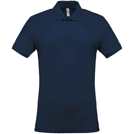 Kariban Herr Pique Poloshirt M Marinblå