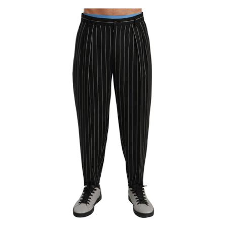 Dolce & Gabbana Casual Pants , Zwart , Heren , Maat: M