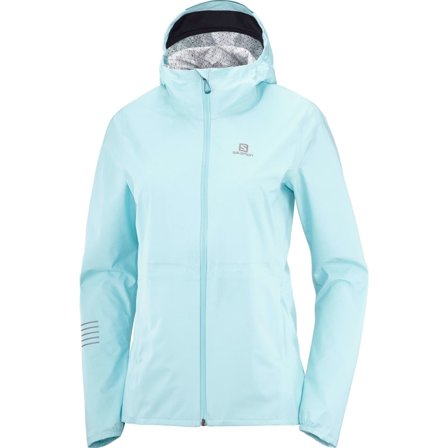 Salomon Women's Bonatti Waterproof Jacket (2021) Women unlined workout jackets Blue S