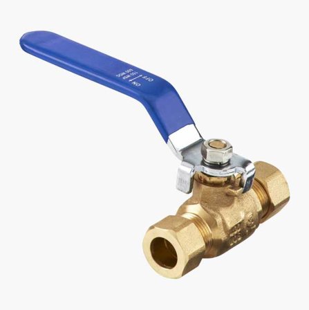 Kulventil med 12 mm klämring