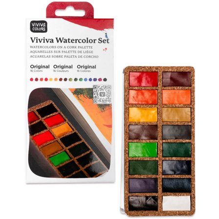 Watercolour Pans Original 16 Colours
