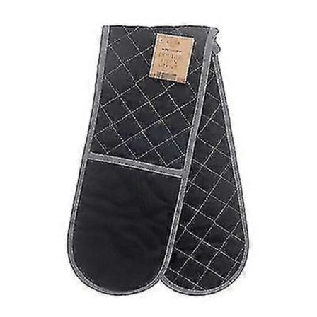 Country Club Chef Dobbelt Ovn Handske Sort