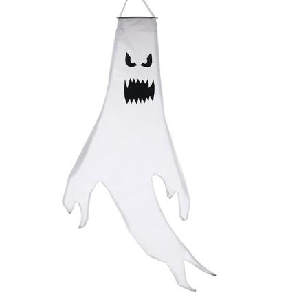 Halloween Print Led String Lights Ghost Pendel (1 Bit Vit)