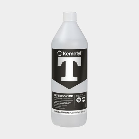 Antigelo Kemetyl T-99,5, per la conservazione di impianto wc e acqua dolce, etanolo, pronto all’uso, 1 litro