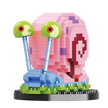 Paavo Pesusieni Sarjakuva Rakennuspalikat Animehahmo Gary Etana Patrick Tähti Mini Toimintahahmo Lelu Koriste Lasten Lahja -NMAOV[D]