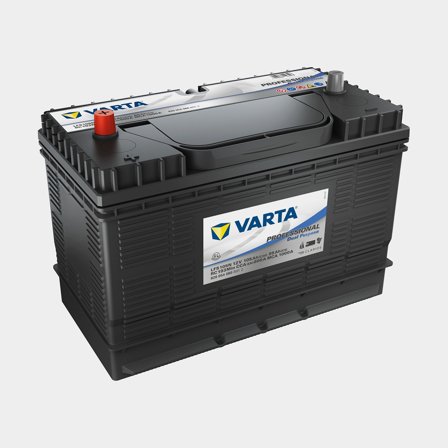 Start- & förbrukningsbatteri VARTA Professional Dual Purpose LFS 105N, bly (vått/öppet), 12 V, 105 Ah