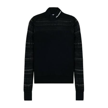 Karl Lagerfeld, Jersey Czarny, Mężczyzna, Rozmiar: M