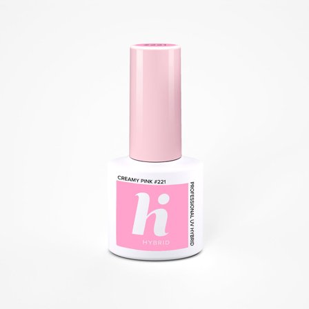 HI HYBRID Sport Smalto Semipermanente #221 Creamy Pink 5ml - Smalto Gel e semipermanente