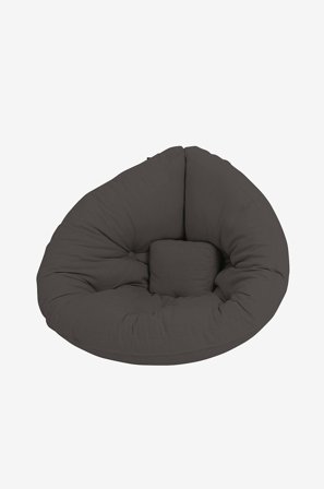 Karup Design - Stol + Seng i ett, Mini Nido - Grå - Barnesofaer & lenestoler - Fra Homeroom