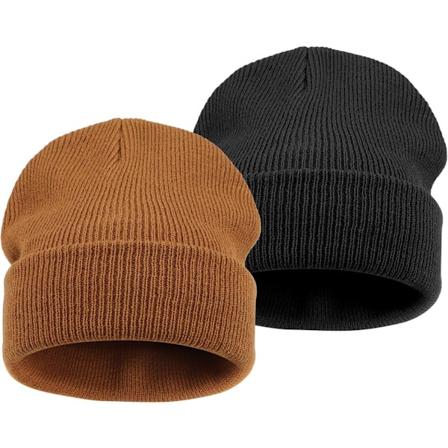 Talvinen Neulepipo Taaperoille - Pehme Unisex L mmin Lakki Pojille ja Tyt ille Pack Hats: Black/Coffee 3-7 years