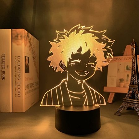 3D Led Illusion Lampe Natlys Izuku Midoriya Deku 3D Lampe