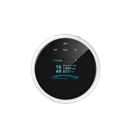 Tuya Wifi Lækage Med Temperatur Funktion Brændbart Gas Detektorer Support Hjem Smart Life Natural Gas Alarm