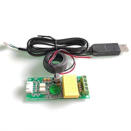 Pzem-004t Yksivaiheinen Tehoenergiamittari Ttl Modbus Ac 220v 100a Jännite Virta Watti Kwh Ampeerimittari Ct Usb-kaapelilla (FMY)