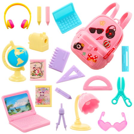 18 st Baby House och Lele Barbie Baby Learning Accessories Mini