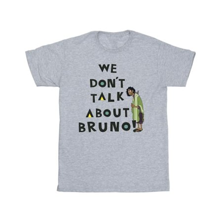 Disney Mens Encanto We Dont Talk About Bruno Boy T-Shirt M Spor