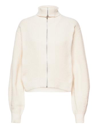 Enwashington Ls Cardigan 5250 Strikkegenser Cardigan Creme Envii