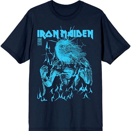 Iron Maiden Unisex Vuxen 50 Life After Death Flames T-Shirt XL