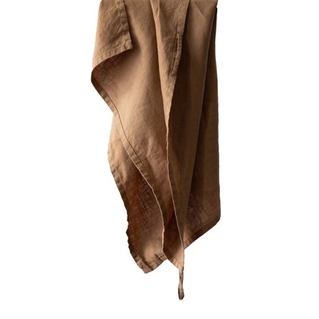 Tell me more Viskestykke i hør 50x70 cm, hazelnut | KitchenOne