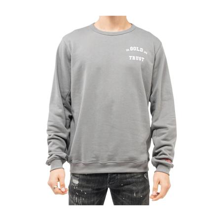 In Gold We Trust, Sweatshirts Grijs, Heren, Maat:2XL