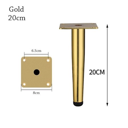 Møbelhjul Fotben GULL 20CM