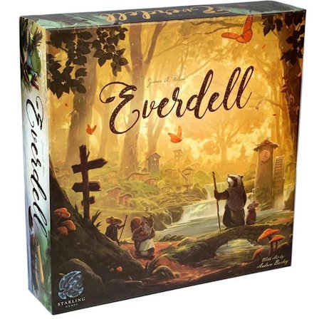 Everdell Strategi Brettspill | Skog Bybygging Kortutkast | Familie Spillkveld | 1-4 Spillere