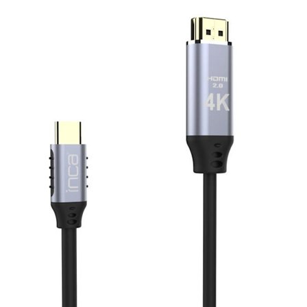 HDMI-kabel 4K - İnca - ITCH-02TX - Typ C - 2 m - Guldpunkt