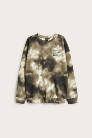 Kappahl | Mønstret sweatshirt | Grønn