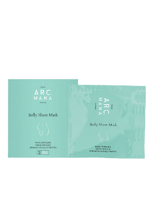 ARC Of SWEDEN Mama Belly Sheet Mask Bodylotion & kroppsoljor Dam 3-PACK